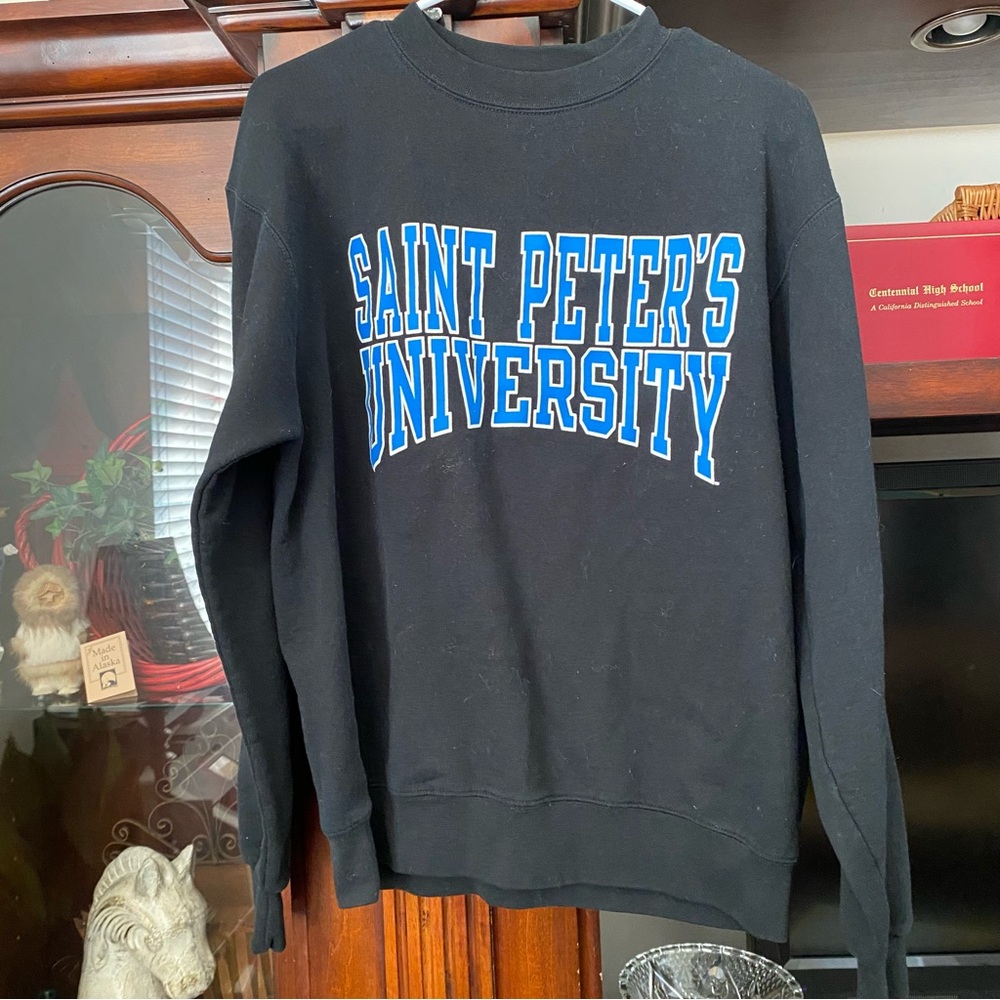 Saint Peter’s University Champion Crewneck Unisex M SPU St.Peter’s Peacocks